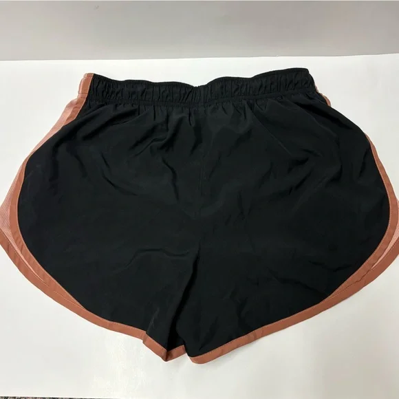 Nike Dri Fit Shorts Black Copper Color Trim Sz M - Picture 2 of 2
